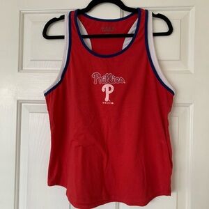 Phillies Women's Red Tank Top